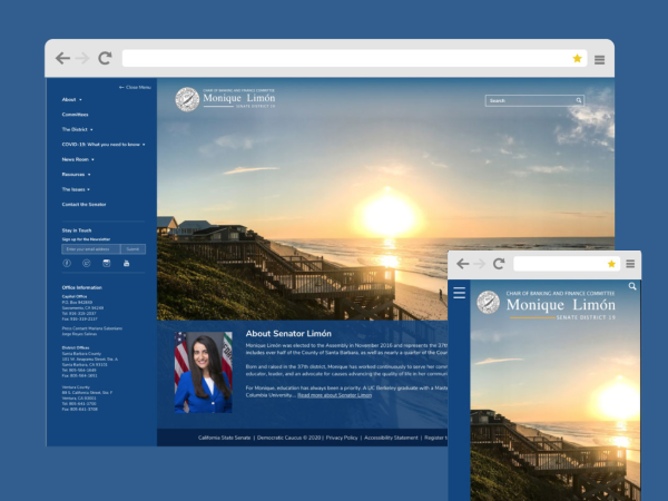 California State Senate portfolio-post